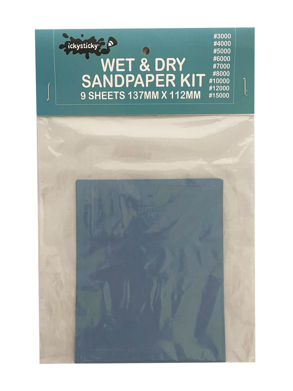 Wet and Dry Sandpaper Kit 3000  15000