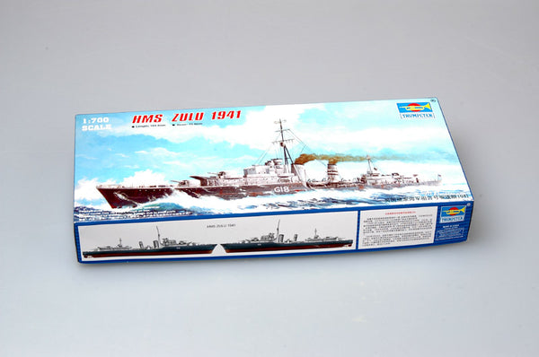 05758 1/700 TribalClass Destroyer HMS Zulu F181941 Plastic Model Kit