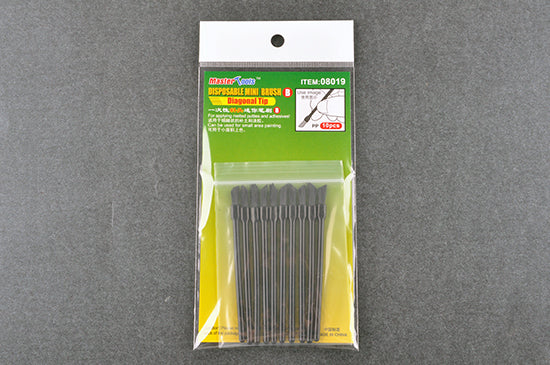 08019 Disposable Mini Diagonal Brush*10