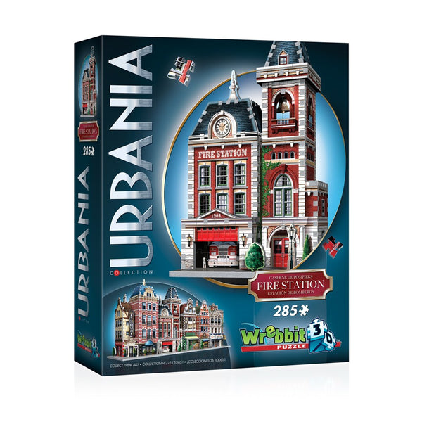 3D 285pc Urbania Fire Station