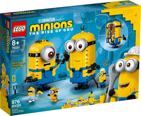 Minions Brickbuilt Minions and their Lair 75551