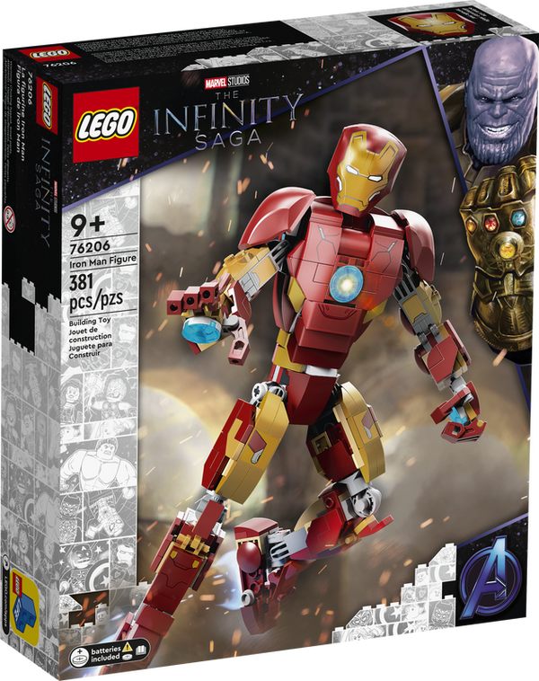 Super Heroes Iron Man Figure 76206