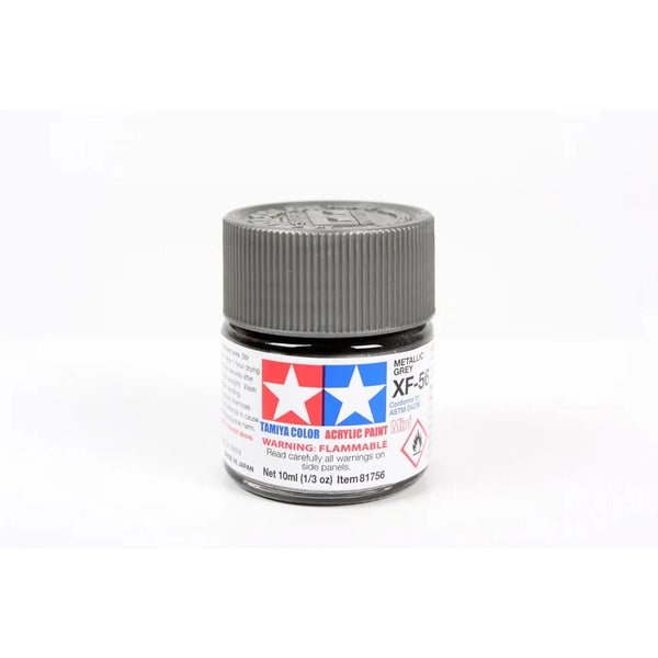 Acrylic Matt Metallic Grey 10ml