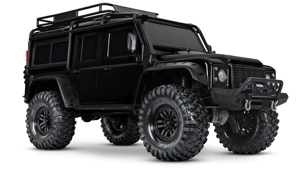 1/10 Trx4 Land Rover Defender 4Wd Rc Trail Crawler Black