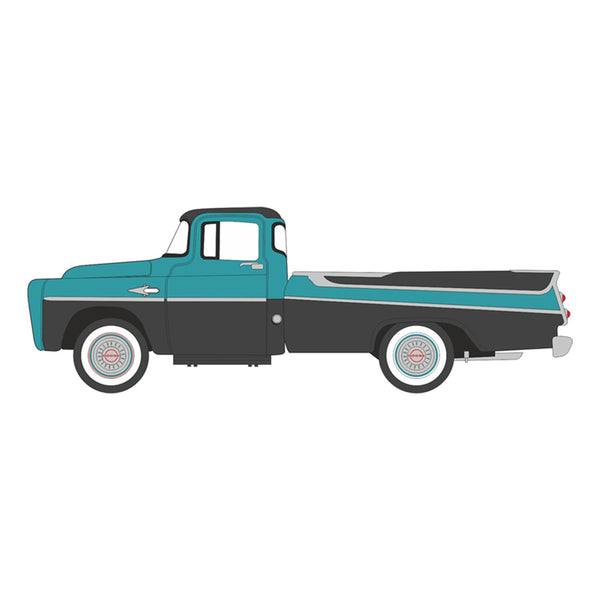 1/87 Dodge D100 Sweptside Pick Up 1957 Turquoise/Jewel Black