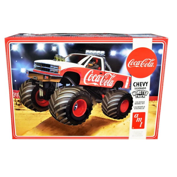 1/25 1988 Chevy Silverado Monster Truck CocaCola Plastic Model Kit