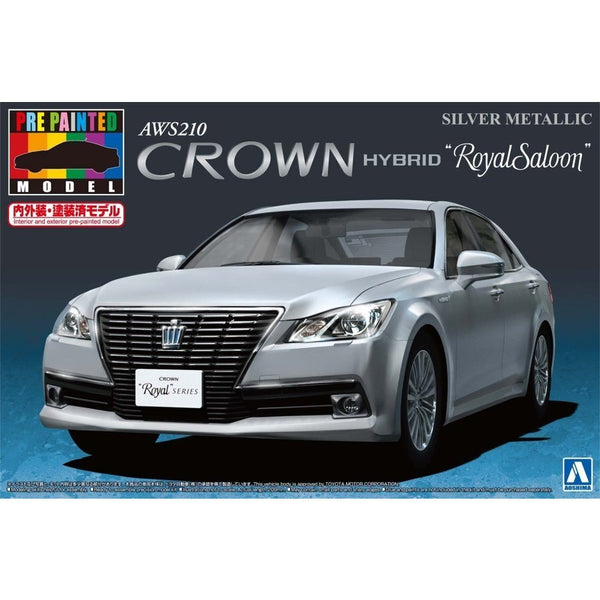 1/24 AWS210 CROWN HYBRID ROYALSALOON G 12 (Silver Metallic) (TOYOTA)