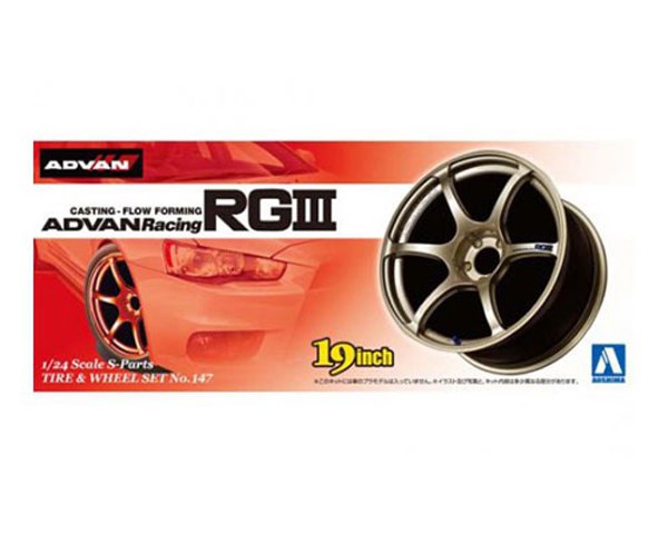 Aoshima - 1/24 Advan Racing RGIII 19in Wheels