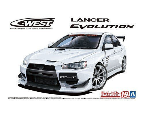 1/24 CWEST CZ4A LANCER EVOLUTION X 07 MITSUBISHI