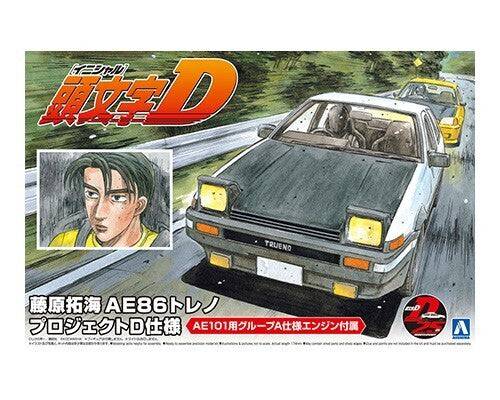 Aoshima - 1/24 FUJIWARA TAKUMI AE86 TRUENO PROJECT-D Ver.(TOYOTA)