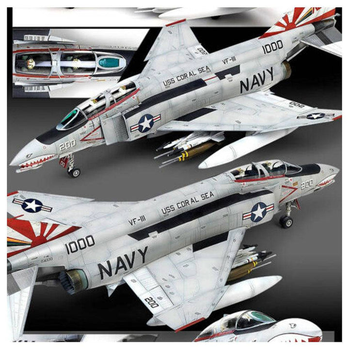 Academy - Academy 12232 1/48 F-4B "VF-111 Sundowners" Phantom II MCP Plastic Model Kit