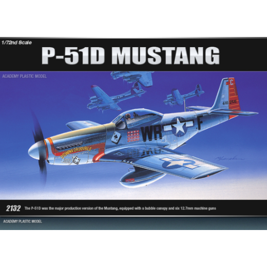 12485 1/72 P51D Mustang Plastic Model Kit with Australian Decals