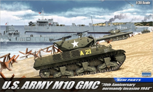 13288 1/35 US Army M10 GMC Anniv.70 Normandy Invasion 1944 Plastic Model Kit