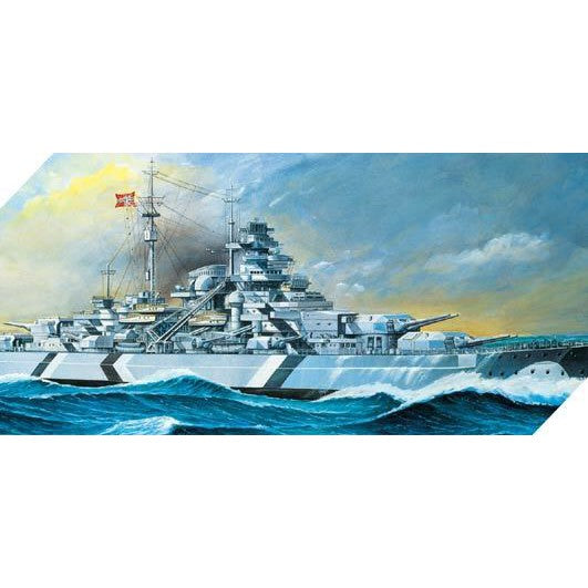 Academy - Academy 14109 1/350 German Battleship Bismarck Plastic Model Kit