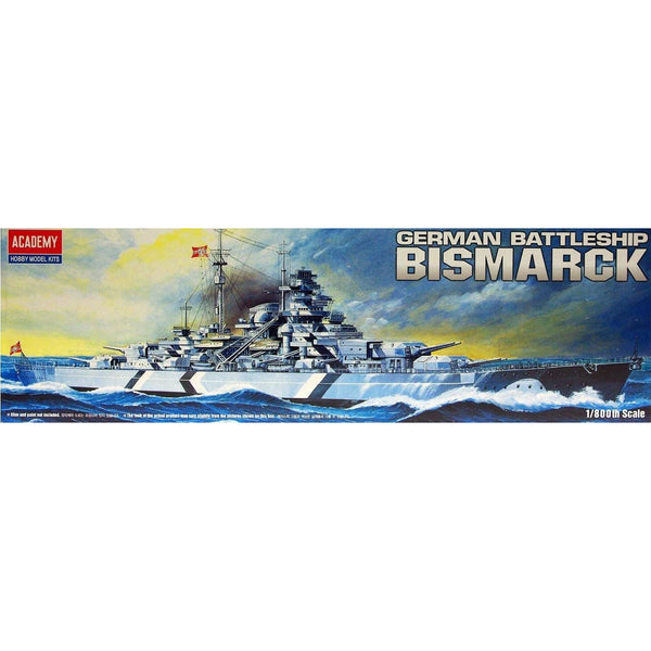 14218 1/800 Battleship Bismarck Static Plastic Model Kit