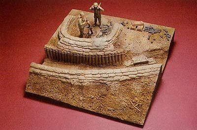 HF029 1/35 U.S. Fire Base II And Mortar Vietnam War Plastic Model Kit