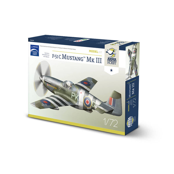 70039 1/72 P51C Mustang Mk III Plastic Model Kit