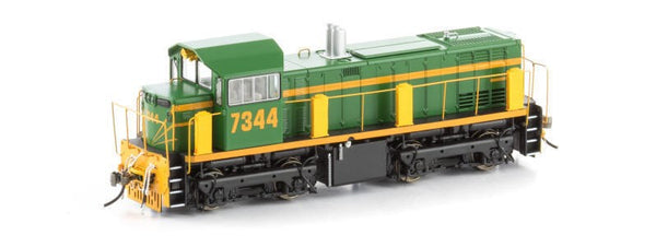 HO SRANSW 73 Class 7344 Green and Yellow