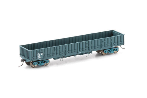 HO BDX Open Wagon PTC Blue 4 Car Pack