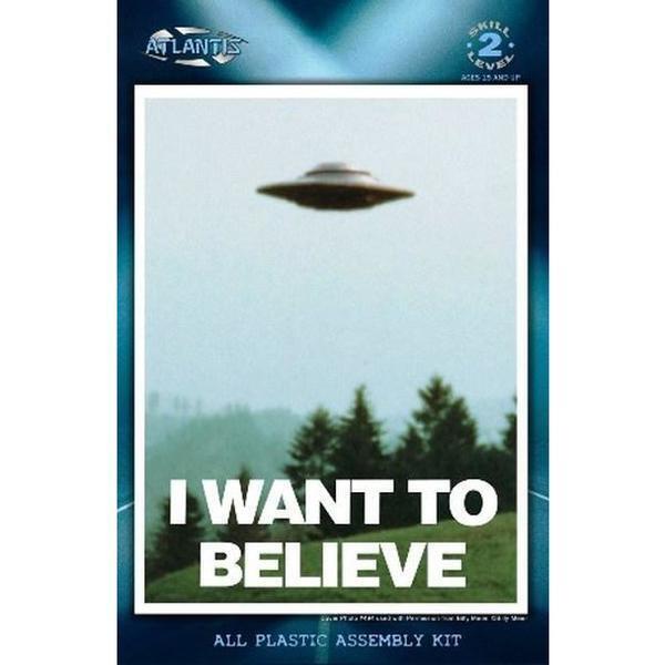 1008 5   I Want to Believe Photo 494 UFO Billy Meier w/Light Plastic Model Kit