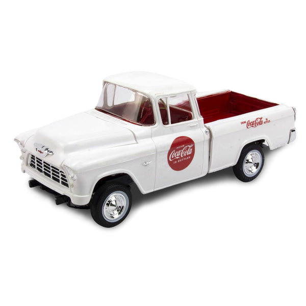 1094 1/25 1955 Chevy Cameo Pickup CocaCola Plastic Model Kit_1