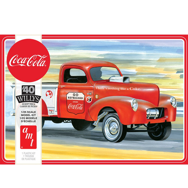 1145M 1/25 1940 Willys Pickup Gasser CocaCola Plastic Model Kit