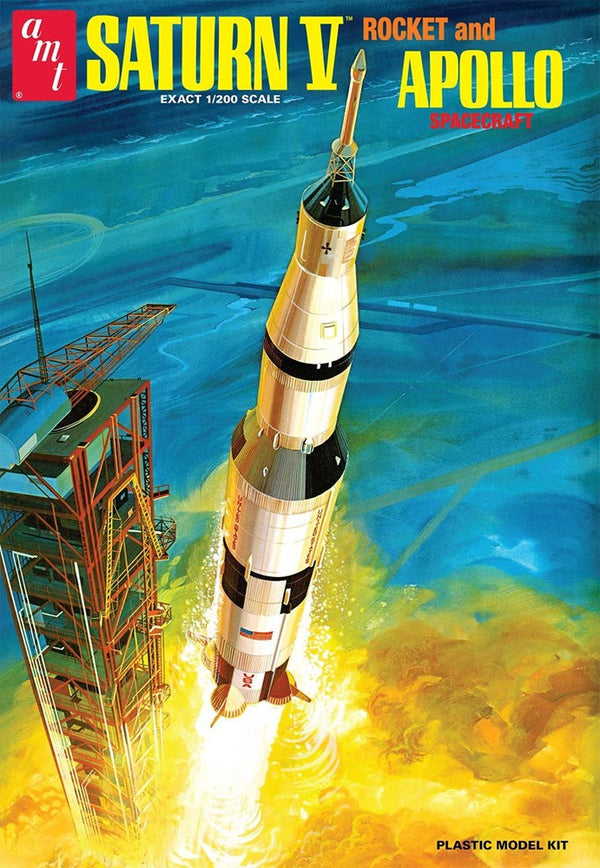 1174 1/200 Saturn V Rocket Plastic Model Kit