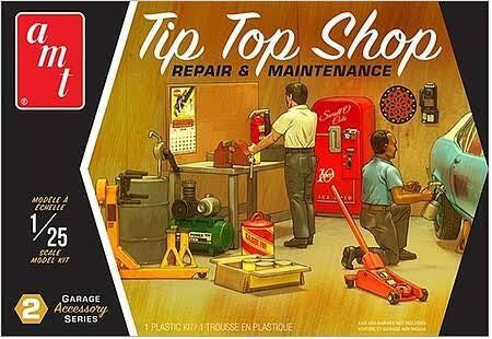 PP016M 1/25 Garage Accessory Set 2 Tip Top Shop