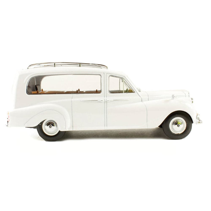 Oxford - 1/43 Austin Hearse White