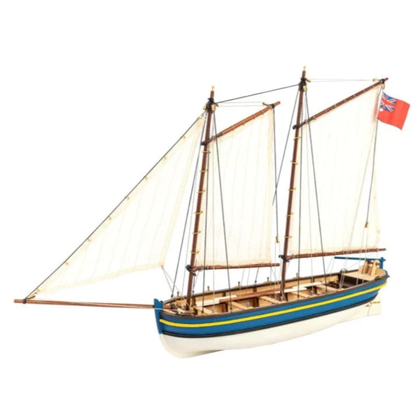 19005 1/50 HMS Endeavours Longboat 2021 Wooden Ship Model