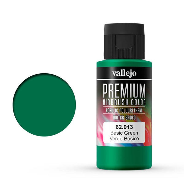 62013 Premium Colour Basic Green 60 ml Acrylic Airbrush Paint