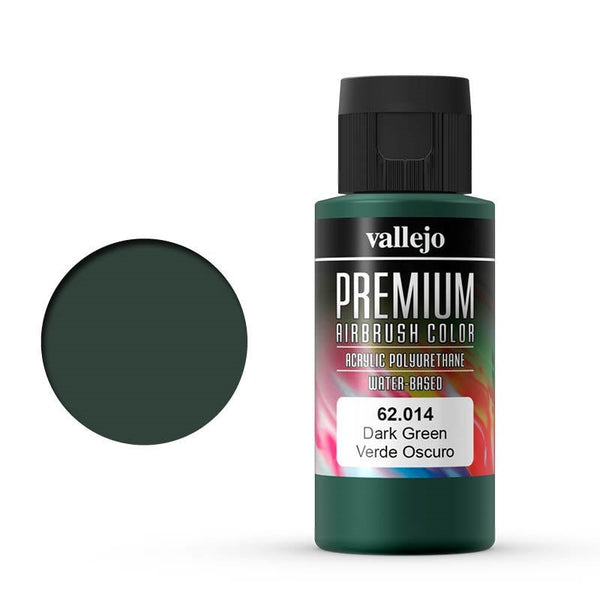 62014 Premium Colour Dark Green 60 ml Acrylic Airbrush Paint