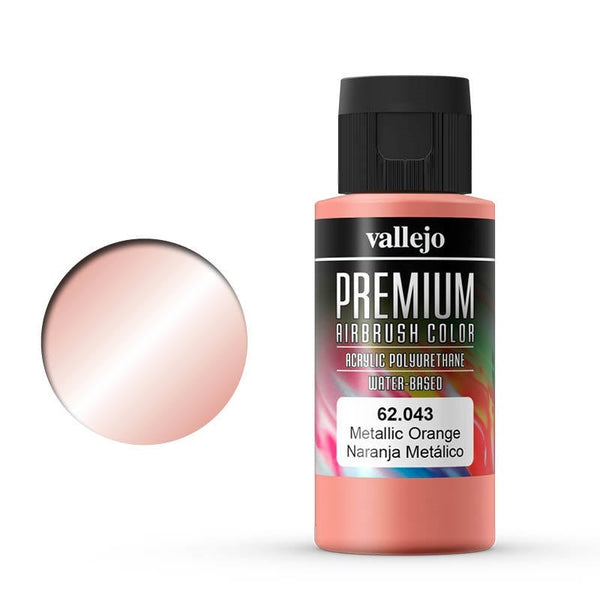 62043 Premium Colour Metallic Orange 60 ml Acrylic Airbrush Paint