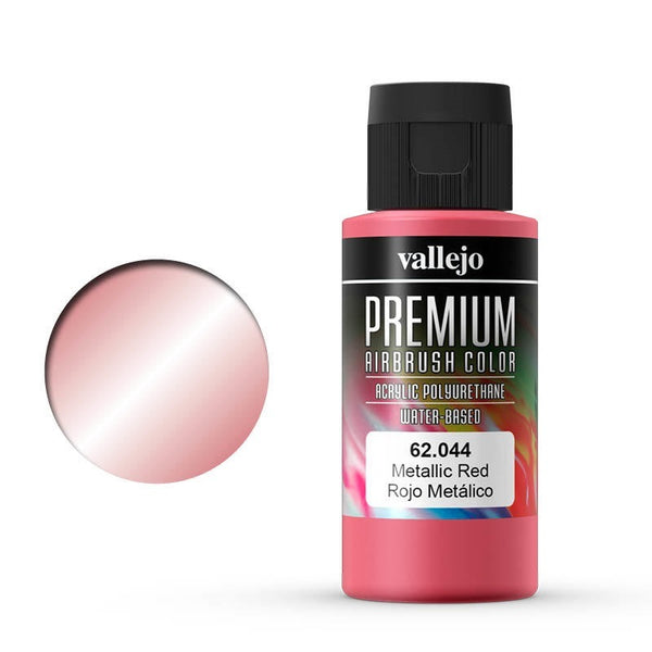 62044 Premium Colour Metallic Red 60 ml Acrylic Airbrush Paint