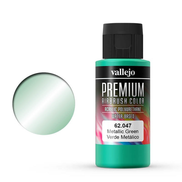 62047 Premium Colour Metallic Green 60 ml Acrylic Airbrush Paint