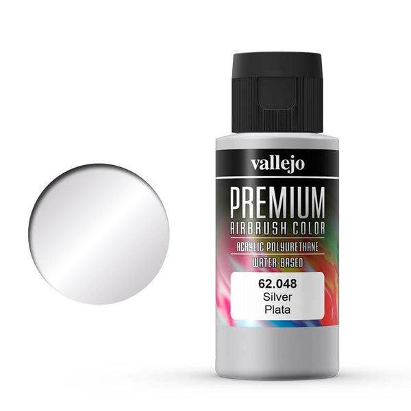 62048 Premium Colour Silver 60 ml Acrylic Airbrush Paint