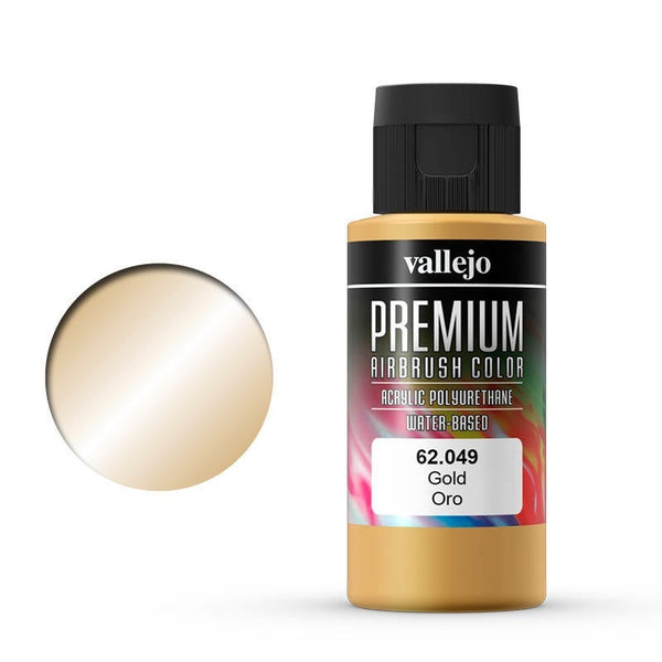 62049 Premium Colour Gold 60 ml Acrylic Airbrush Paint