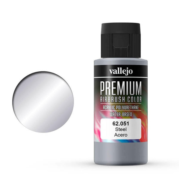 62051 Premium Colour Steel 60 ml Acrylic Airbrush Paint