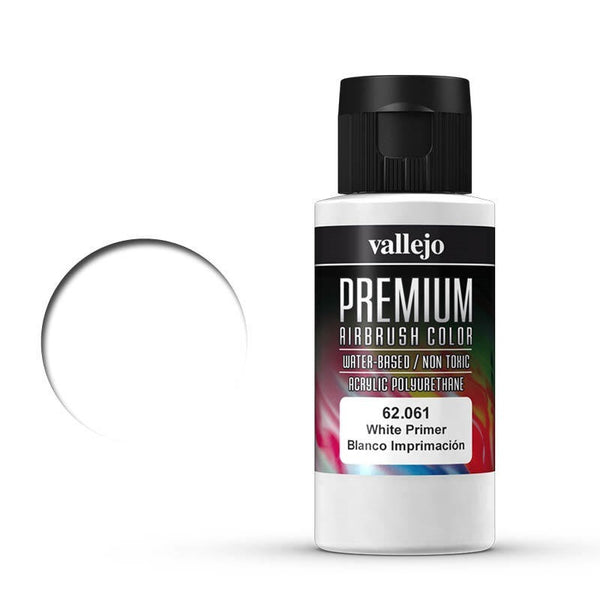 62061 Premium Colour White Primer 60 ml Acrylic Airbrush Paint