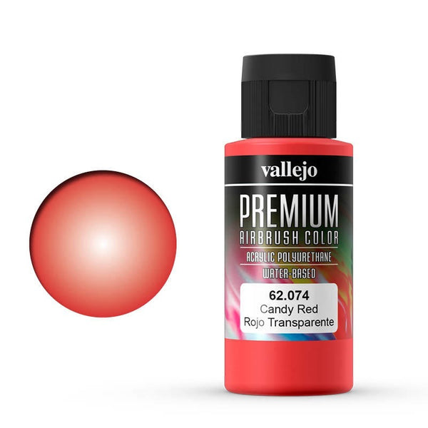 62074 Premium Colour Candy Red 60 ml Acrylic Airbrush Paint