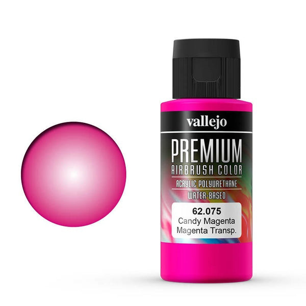 62075 Premium Colour Candy Magenta 60 ml Acrylic Airbrush Paint