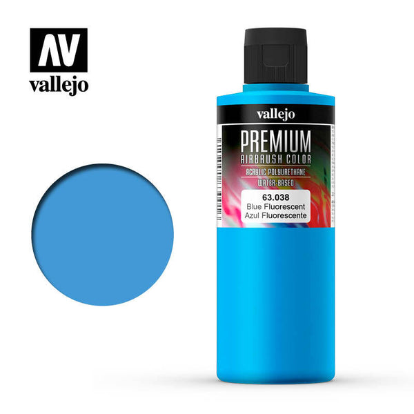 63038 Premium Color Blue Fluo 200 ml.