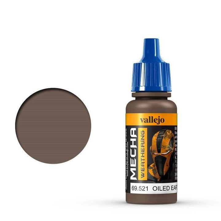 Vallejo - Vallejo 69521 Mecha Colour Oiled Earth Wash 17ml Acrylic Paint