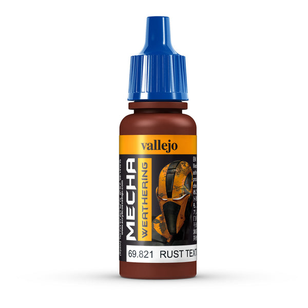 Vallejo - Vallejo 69821 Mecha Colour Rust Texture (Matt) 17ml Acrylic Paint