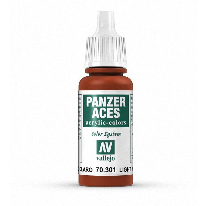 Vallejo - Vallejo 70301 Panzer Aces Light Rust 17 ml Acrylic Paint