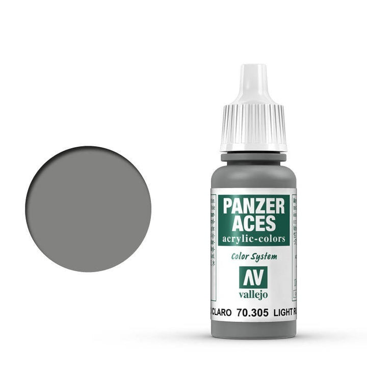 Vallejo - Vallejo 70305 Panzer Aces Light Rubber 17 ml Acrylic Paint