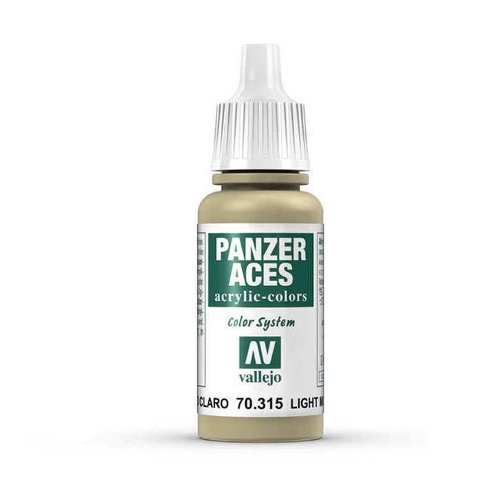 Vallejo - Vallejo 70315 Panzer Aces Light Mud 17 ml Acrylic Paint