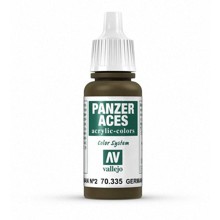 Vallejo - Vallejo 70335 Panzer Aces Ger Tanker (Feldgrau II) 17 ml Acrylic Paint