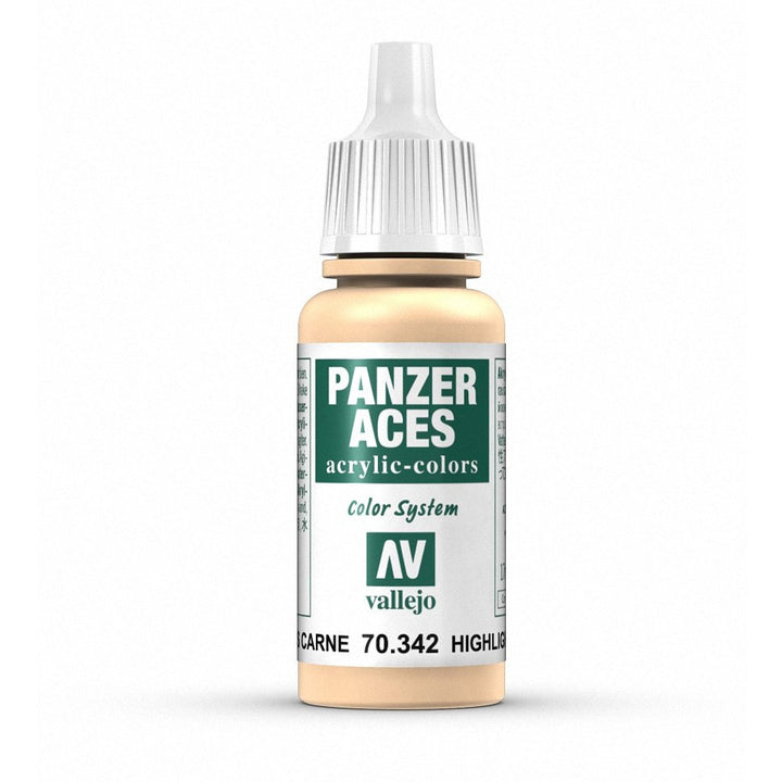 Vallejo - Vallejo 70342 Panzer Aces Flesh Highlights 17 ml Acrylic Paint