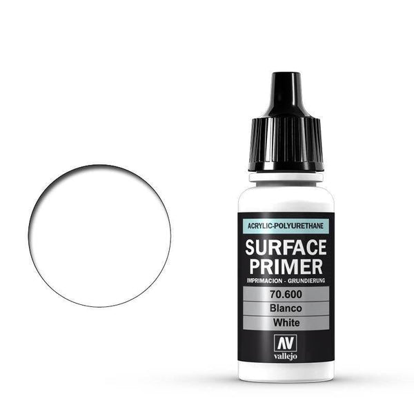 Vallejo - Vallejo 70600 Surface Primer White 17 ml